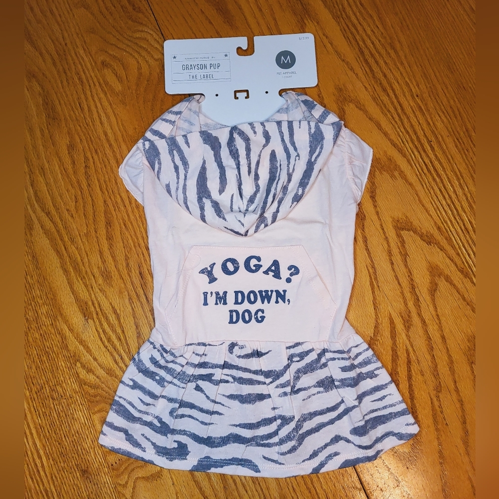 🐾Grayson Pup Hooded Dress Sz Med